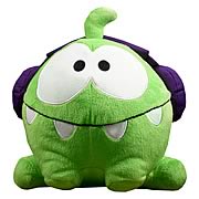 Cut the Rope 8-Inch DJ Box Om Nom Plush